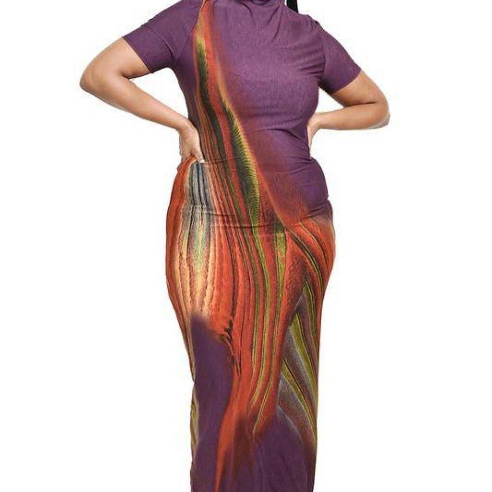Walk That Way Dress (Plus Size Only)